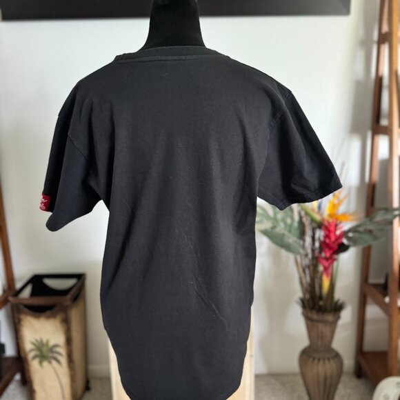 Team Hawaii Jiujitsu Women's Size Medium T-Shirt Black Crew Neck Shortsleeve - Picture 4 of 5